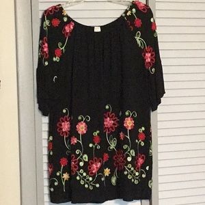 Now N Forever Embroidered Blouse